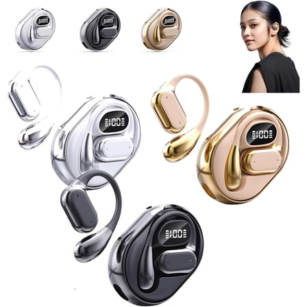 AI Translation Wireless OWS Bluetooth 5.4 Headphones, 150 Language AI Translation Earbuds, Support Playing Music Phone Calls, Real Time Translator Earbuds, for Travel Business Learning