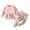 Red, variant on Girls Clothes Outfits Cotton Pocket Sweatshirt Pullover Top and Pant 2Pcs Sets