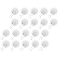 thumbnail image 2 of Heavy Duty Adhesive Ceiling Hooks for Hanging Plants and Decor Transparent Plastic and Stainless Steel 20pcs, 2 of 5