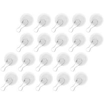 FESTFENDS Clear Adhesive Hooks Plastic 20pcs Simple and for