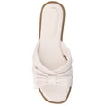 thumbnail image 4 of Journee Womens Prylin Slip On Bow Flat Sandals, 4 of 9