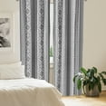 thumbnail image 2 of Ambesonne Mexican Print Curtains, Vertical Layout Art, Pair of 28"x63", Charcoal Grey White, 2 of 5
