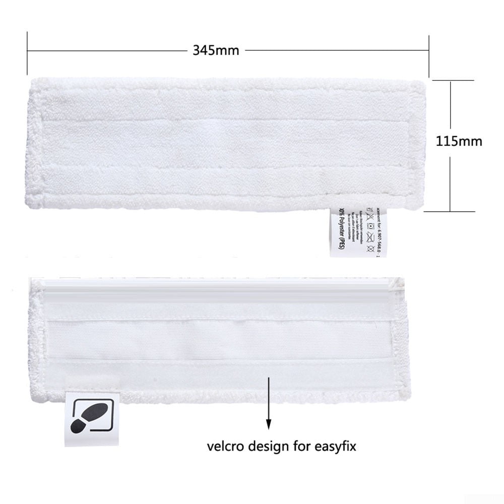 3x Microfiber Mop Cloth Cleaning Pad Washable For Karcher Easyfix SC1 SC2 SC5 