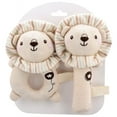 thumbnail image 1 of Bangcool Baby Rattle Toy Animal - 2PCS Stuffed Infant Hand Grip Toy Newborn Hand Rattle, 1 of 10