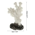 thumbnail image 2 of 1 Pcs Colorful Coral Reef Decor Mini Faux Coral Decor for Aquarium Decorations White 3x5.5cm, 2 of 6