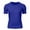 Blue, variant on kamemir Workout Shirts for Men Men's Performance T-Shirt , Cotton Blend Moisture-Wicking Tees for Men White,S