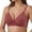 Red, variant on XFeng Women Floral Lace Underwire Bra, V Neck Adjustable Wide Straps Comfort Support Bra