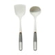thumbnail image 2 of Fiudx Decoración del hogar Espátula de sílice Cucharón para sopa Anillo chapado en oro Ollas y sartenes antiadherentes Espátula de sílice especial Utensilios de cocina de sílice de grado alimenticio, 2 of 6