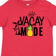 thumbnail image 4 of Inktastic Vacay Mode with Palm Trees Sun and Pineapple Boys or Girls Toddler T-Shirt, 4 of 5