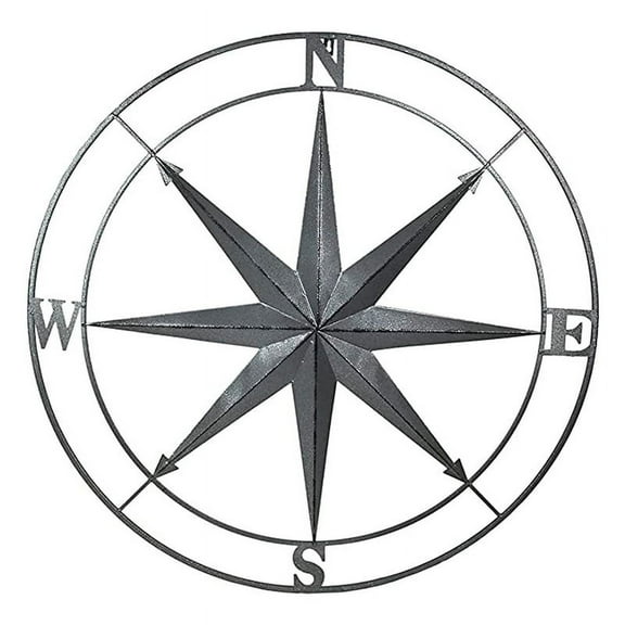 Nautical Compass Shaped Wall Decor Outdoor Garden Decor Home Decorative Pendant