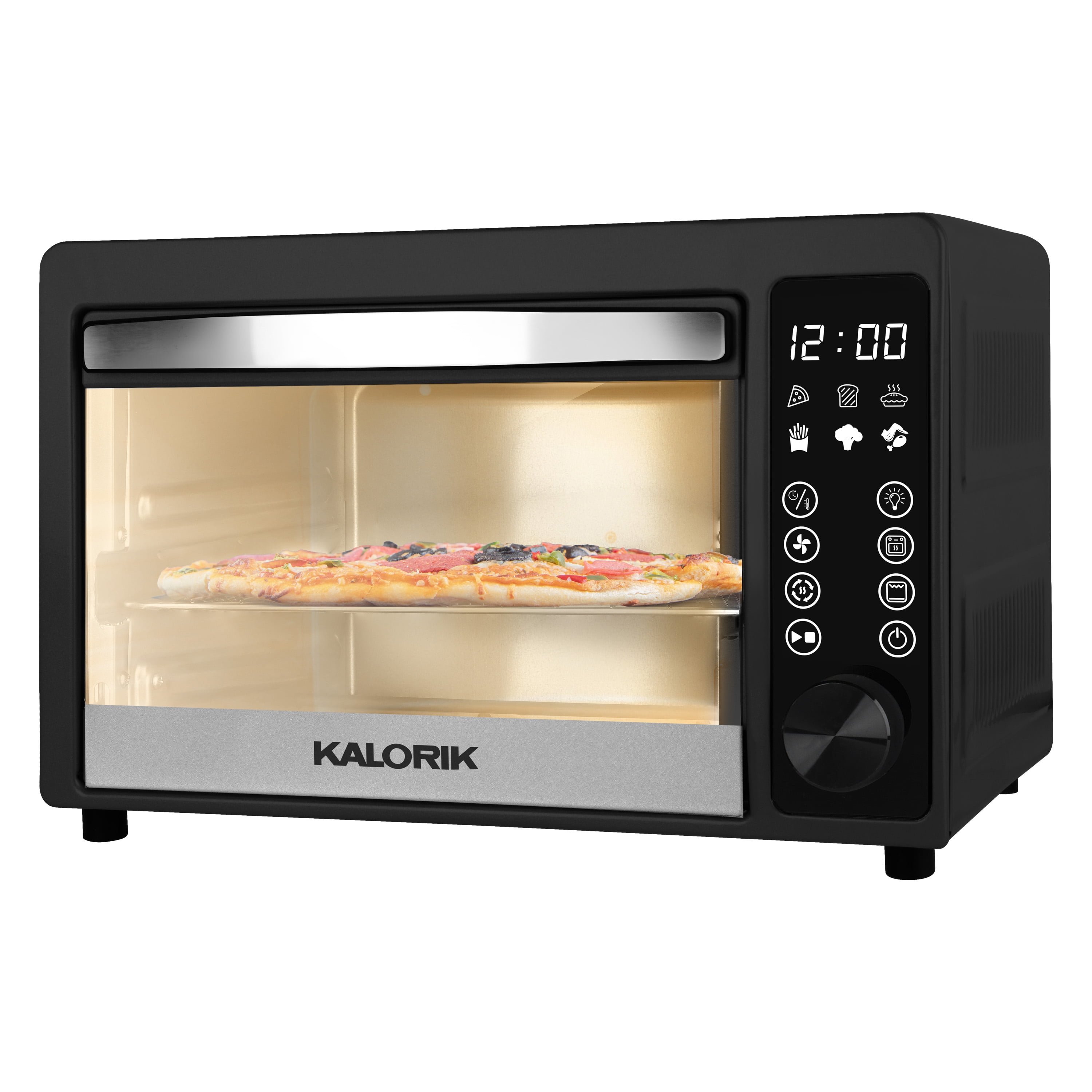 Kalorik® 22-Quart Digital Touchscreen Air Fryer Toaster Oven, Black