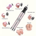 thumbnail image 3 of Electric Nail Drill & Pedi Grinder - 4-Speed 20000 RPM Motor, DIY Manicure/Pedicure Tool for Fingernails & Toenails, Complete Kit with Interchangeable Bits (Brushed Motor, No Display), 3 of 12
