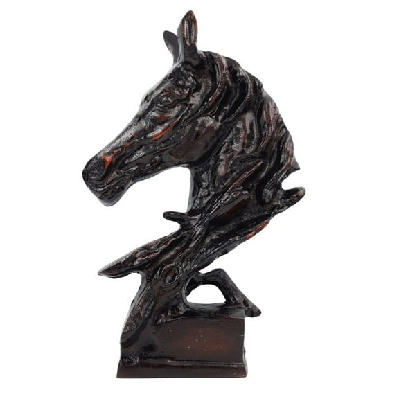 Aluminium Horse Statue 14-Inch – Stylish Metal Sculpture for Home & Office Decor