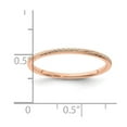 thumbnail image 2 of 14kr 1.2mm Twisted Wire Pattern Stackable Band Ring Size 9.5 Stackable Ring for Women and Men, 2 of 2