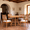 0-Natural-5, variant on Solid Wood Round Extendable Dining Table Set 5-Piece with Woven Back Chairs, Natural Oak Finish, 4 Upholstered Seats for Kitchen