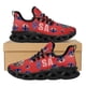 thumbnail image 1 of Zapatillas deportivas para mujer, cómodas y versátiles, ligeras, ajustadas, con diseño de huella de perro y corazón de amor, para caminar, 1 of 6