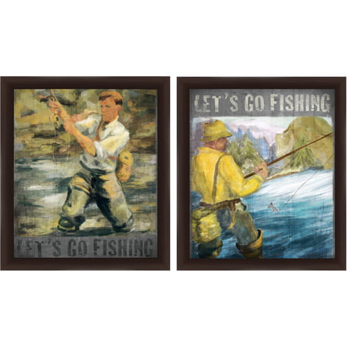 Fishing Gifts For Men Women FISHING SCENE Wall Art Print Florida Everglades Park Fishermen Art Decor