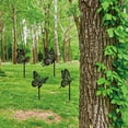 thumbnail image 5 of 4PCS Butterfly Garden Decor Butterfly Metal Outdoor Plaque Ornament Black Silhouette Outdoor Decor Metal Courtyard Lawn Patio Yard Decorative Art Gifts Colorful, 5 of 9