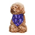 thumbnail image 3 of Dog Bandanas, Yellow Fish Purple Jellyfish Adjustable Dog Scarf Triangle Bib Handkerchief Accessories for Small Medium Large Dogs, Cats, Pets, 3 of 6