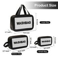 thumbnail image 3 of Travel Toiletry Bag, Travel Makeup Bag, 3 Pcs Clear Toiletry Bags for Traveling, Black, 3 of 6