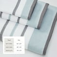thumbnail image 5 of Luxurious Soft Cotton Decorative 6 Piece Towel Set, Eucalyptus / Grey, 5 of 6