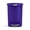 Indigo, variant on 50 Liter / 13 Gallon Semi-Round Kitchen Step Trash Can with Secure Slide Lock, Grey Plastic