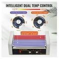 thumbnail image 2 of Hot Dog Roller 7 Rollers 18 Capacity 1050W Stainless Steel Grill Cooker with Temp Control, 2 of 7