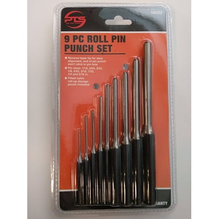 Roll Pin Punch Set, 9 PC (Best Roll Pin Punch Set For Ar 15)