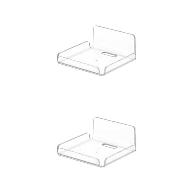 jesticaly Modern Storage Solution for Living Room Floating Stand Shelf Holder Wall Rack Style A 2Set