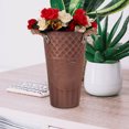 thumbnail image 4 of unbranded Jarrón Decorativo De Hierro Para Con Acabado Marrón Y Simple, 4 of 6