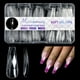 thumbnail image 1 of Uñas postizas, uñas postizas, regalos para mujeres, 140/120 piezas, uñas con forma de diamante, uñas irregulares, uñas postizas, puntas de uñas, 1 of 4