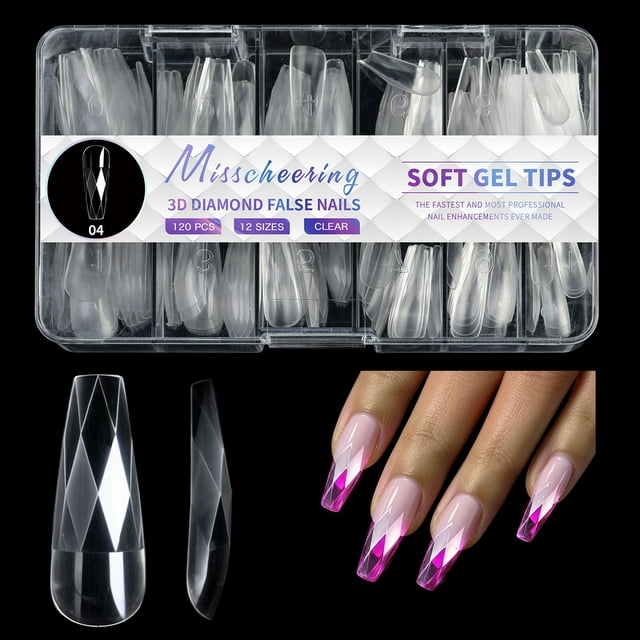 Fiudx Decoraciones Decorativas, Diamantes Modernos, Uñas Postizatus Hipoalergénicas, Tiras de Aplicación Rápida, Esmalte En Gel de Larga Duración, Uso a Corto Plazo, Ideal para Principiantes, Efecto