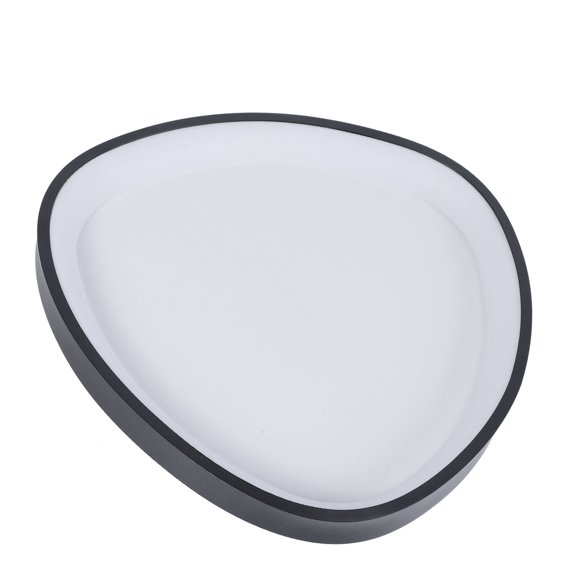 Flush Mount Ceiling Light, 3 Color Temperature Dimmable APP Control LED Ceiling Light Fixture Easy Installation Oval Triangle Celling Lamp for Kitchen, Bathroom, Bedroom