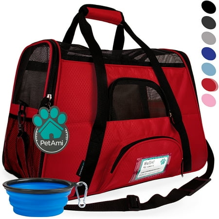 UPC: 0819594021632 | PetAmi Premium Airline Approved Soft Sided Pet Carrier  Large  Red