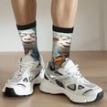 thumbnail image 6 of Pofeuu Whimsical Goat Artist Print Crew Socks, Adult Running Hiking Socks for Youth and Adult, 6 of 6