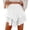 01 White, variant on Fewfanhot Women's Skirts Casual Boho Ruffle Tiered Skorts High Waist Mini Skirts Golf Tennis Shorts