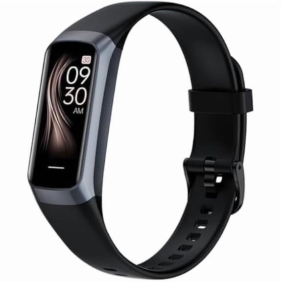 Fitness Tracker with 24/7 Blood Oxygen Heart Rate and Sleep Monitor,IP68 Waterproof,1.10''AMOLED Touch Color Screen,Step Counter Health Activity Trackers for Women Men