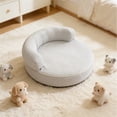 thumbnail image 4 of Colchón para mascotas suave y transpirable para gatos y perros pequeños a grandes, alfombra de tela cómoda con superficie resistente a arañazos, 4 of 6