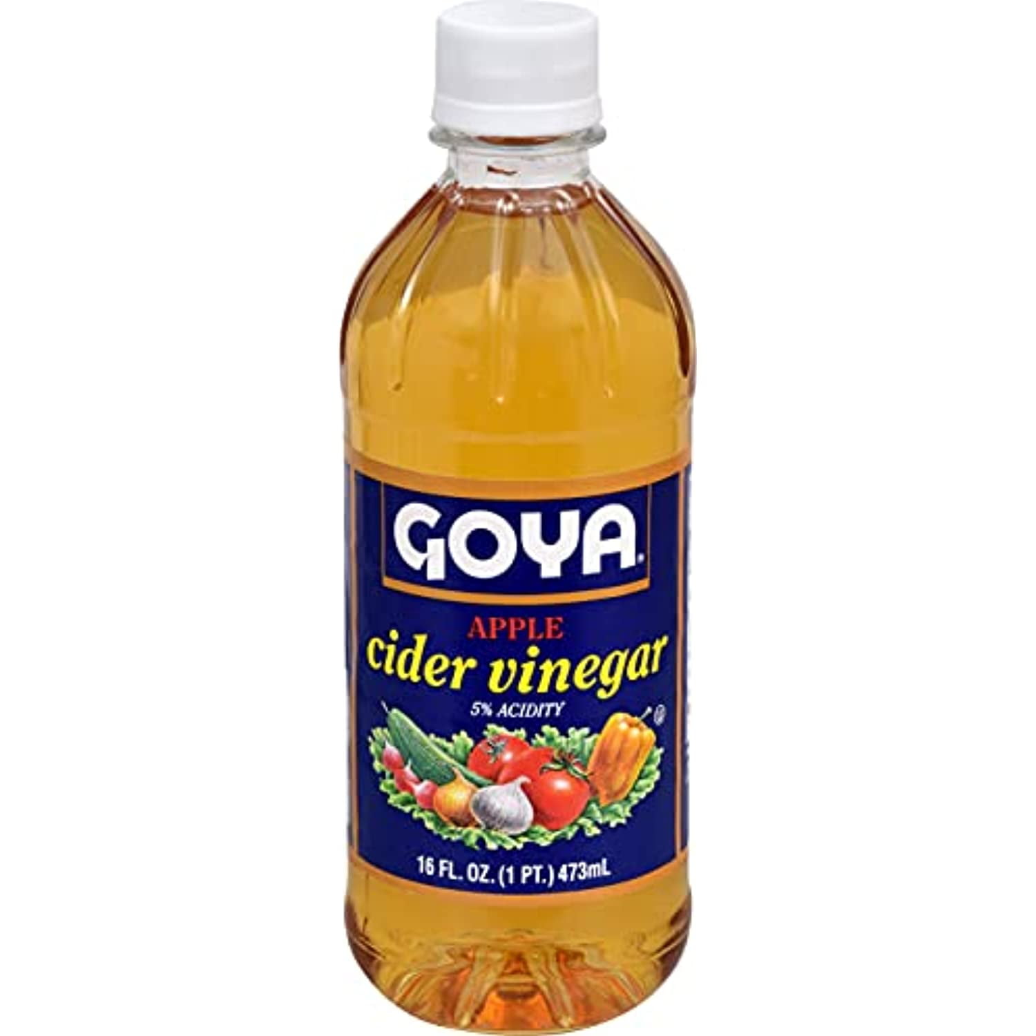 Goya Foods Apple Cider Vinegar, 16 Fluid Ounce (Pack Of 24)