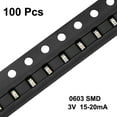 thumbnail image 2 of 100 pcs 0603 Blue SMD  Lighting Electronics Components Light Emitting Diodes, 2 of 4