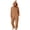 Brown, variant on Xinsrenus Women's Cute Fleece Hooded Jumpsuit Loose Long Sleeve Warm Loungewear Fall Winter Casual Sleepwear
