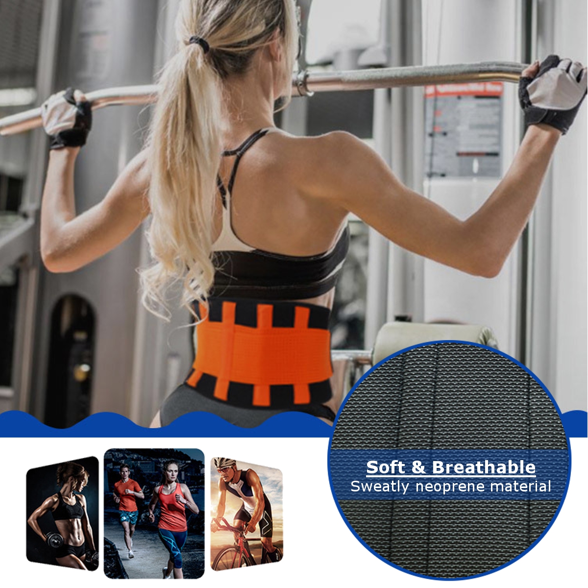 Lower Lumbar Back Support Belt Brace Breathable Mesh Great for Driving