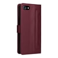 thumbnail image 5 of JTCASES Compatible with iPhone SE Case 2022/2020 Case, iPhone 7/8 Case Wallet Flip Folio Case [Kickstand] with RFID Blocking Card Holders [Shockproof] Wrist Strap Cover for Men Women Girls,  Winered, 5 of 12