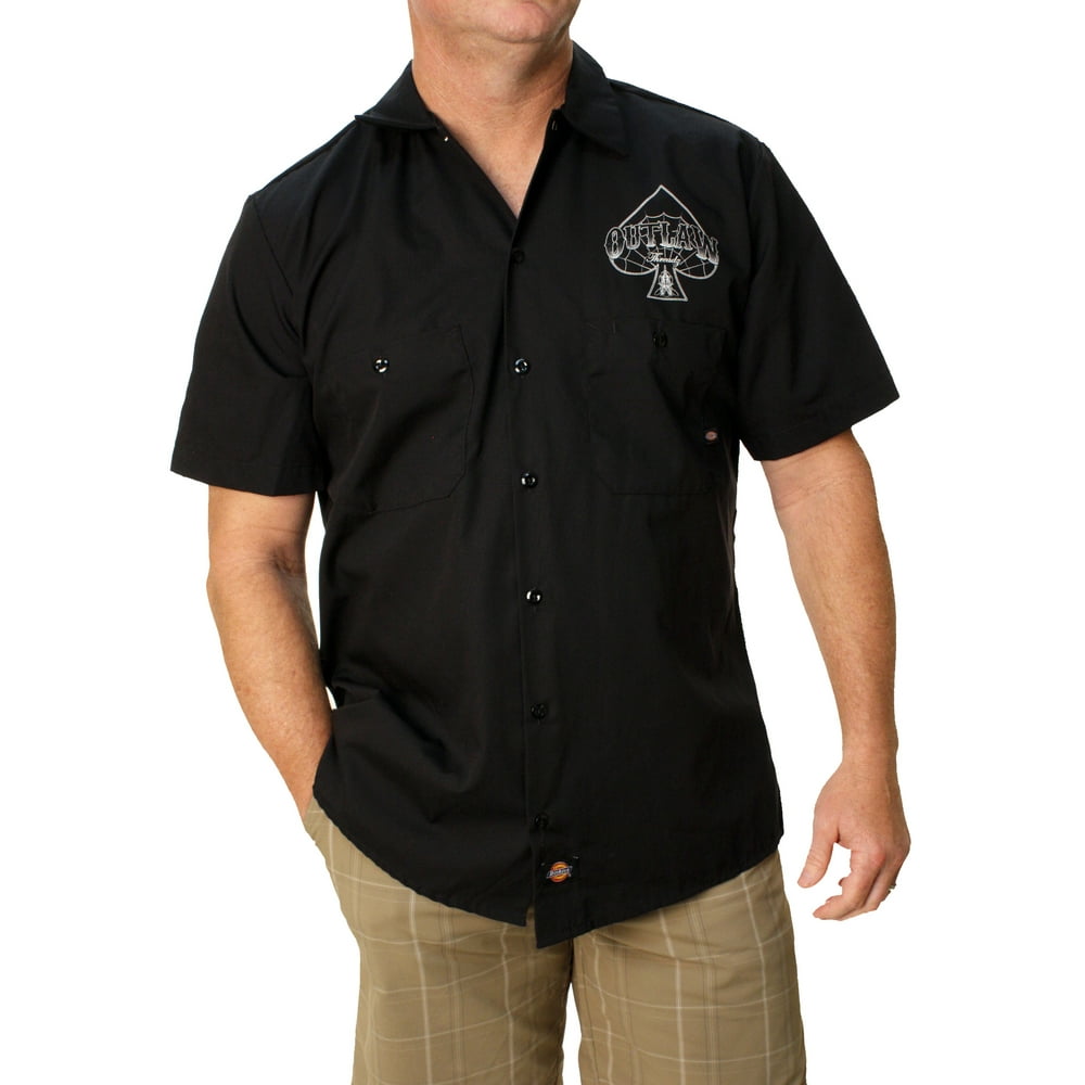 Outlaw Threadz - Outlaw Threadz Men's Spade Button Down Shirt-Medium ...