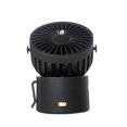 thumbnail image 1 of Seitruly Mini ventilador ajustable de sobremesa de mano con cordón para colgar en el cuello bajo nivel de ruido 3 engranajes ventiladores de bolsillo de Electrónica Negro, 1 of 6