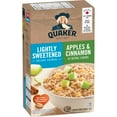 thumbnail image 3 of Quaker Lightly Sweetened Apples & Cinnamon Instant Oatmeal, 3 of 20