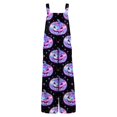 thumbnail image 6 of Evdexr Halloween Jumpsuits Womens 2026 Witch Hat Ghost Graphic Rompers Wide Leg Square Neck Sleeveless Costumes Hippie Breathable Overalls with Pockets 3XL, 6 of 6