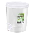 thumbnail image 2 of Hervidor de agua frío para refrigerador con grifo, dispensador de bebidas heladas, bebida de fruta sellada 5L redondo, 2 of 8