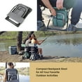 thumbnail image 4 of ARROWHEAD OUTDOOR Multi-Function 3-in-1 Compact Fishing Chair: Backpack, Stool & Insulated Cooler, Granite Grey, 4 of 9
