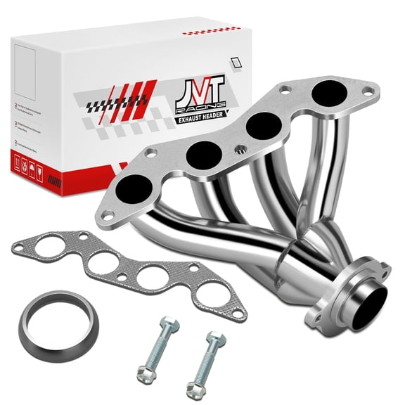 Stainless Steel Exhaust Manifold Header For 01-05 Honda Civic EX 1.7L Coupe Sedan